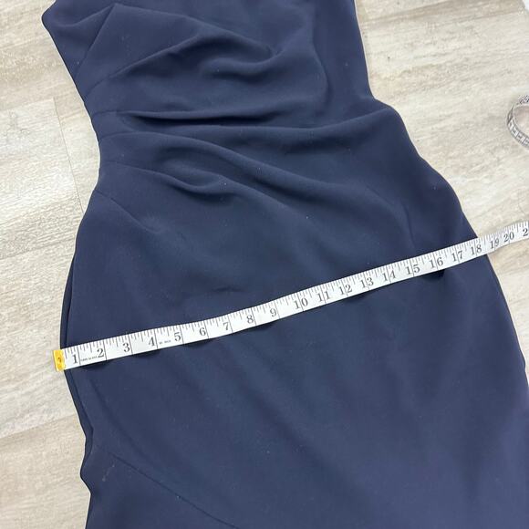 Theia Navy Mermaid Gown Cocktail Party Event Women’s 4 - Picture 9 of 9